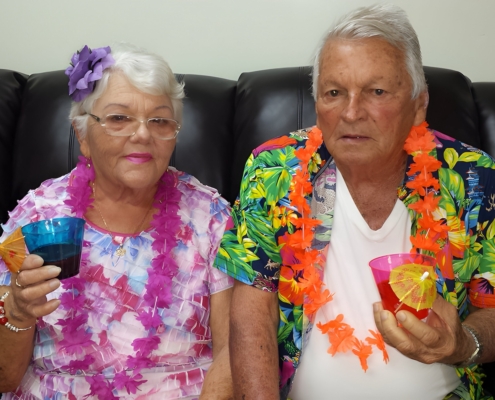Hawaiian Adult day care party