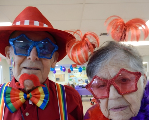 mardigras Adult day care party